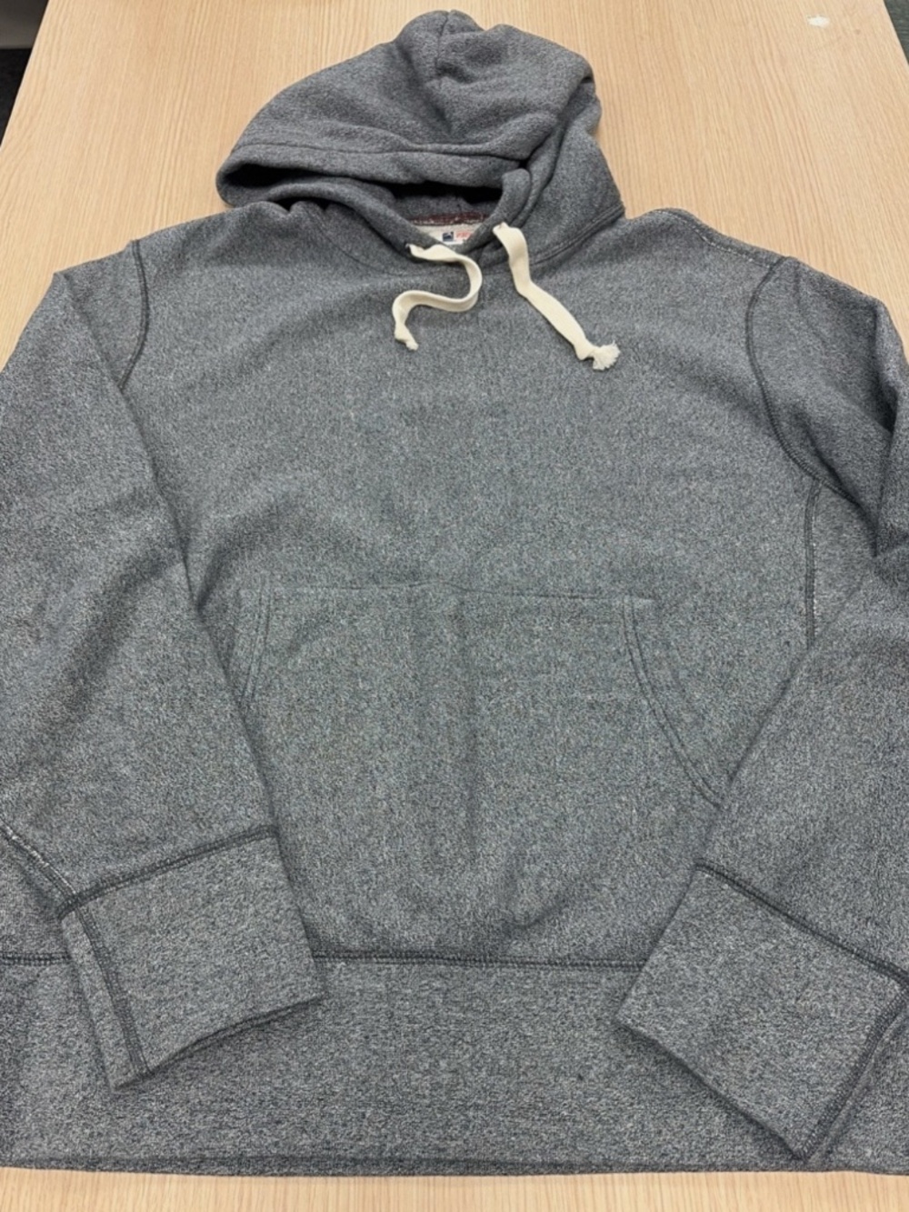 Todd Snyder Midweight Popover Sweatshirt - Salt And Pepper - Medium
